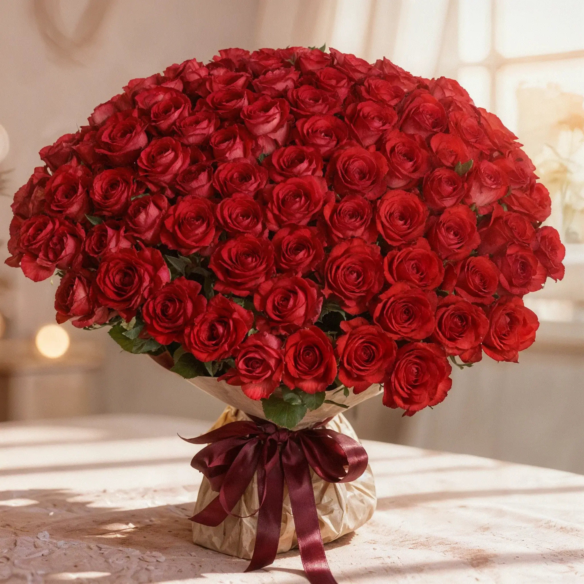 Bouquet of 100 Roses