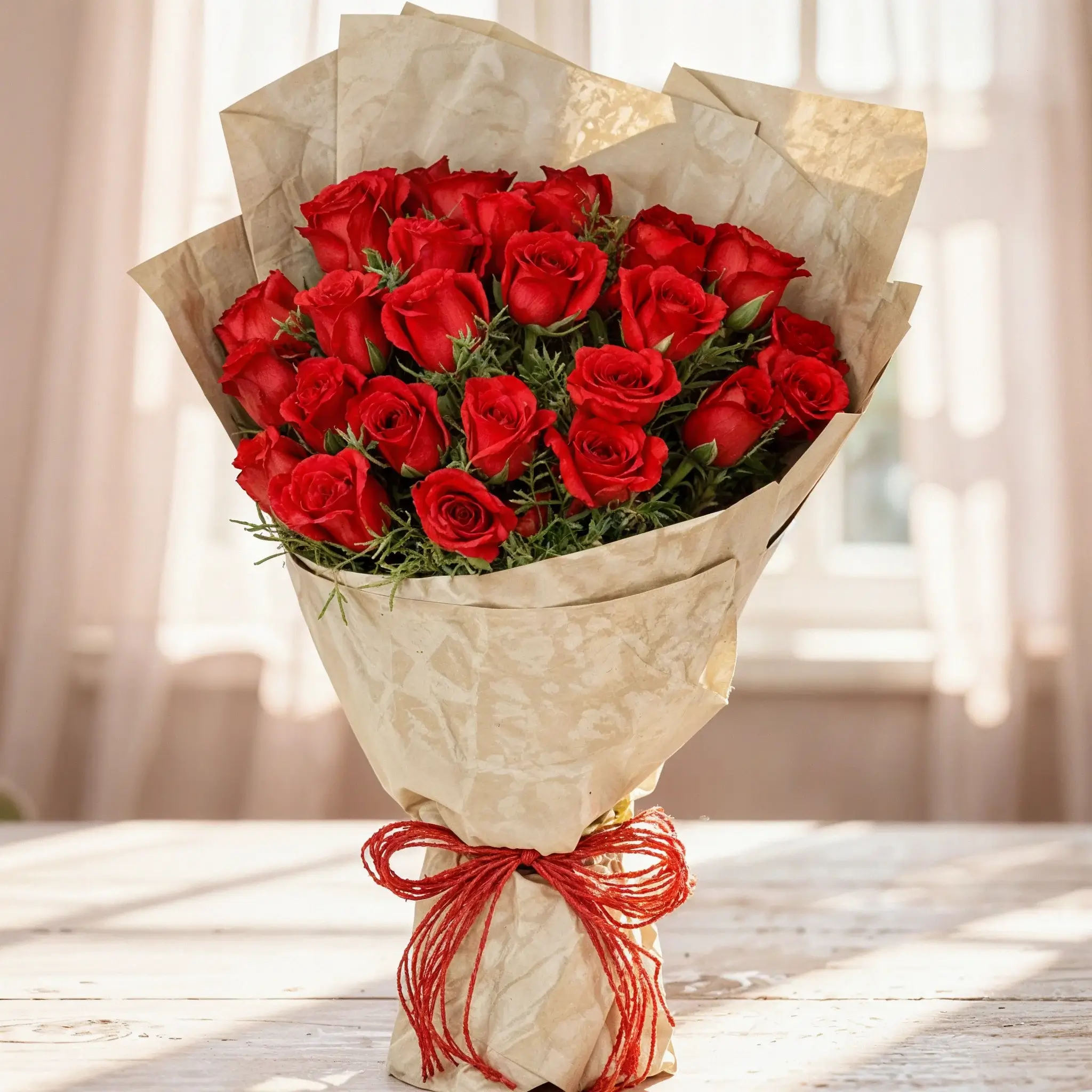Bouquet of 20 Red Roses