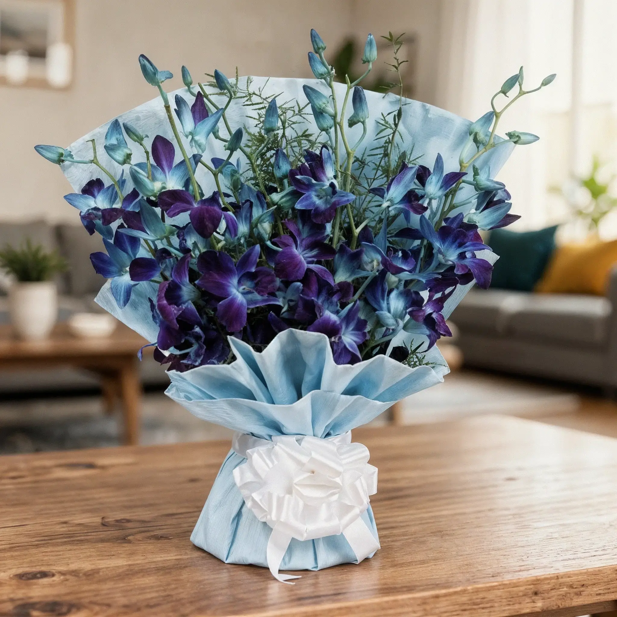 Bouquet of Blue Orchids