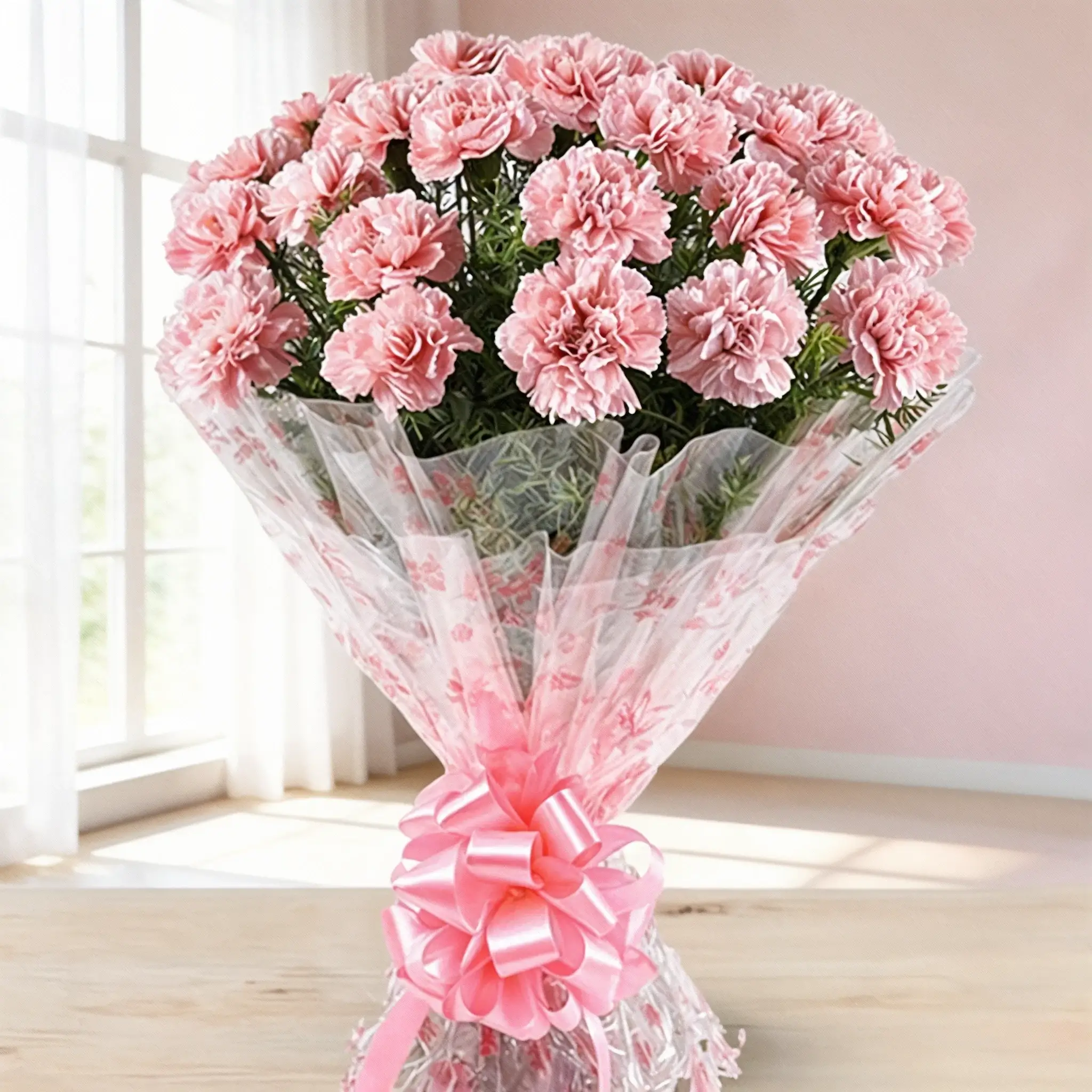 Bouquet of Pink Carnations