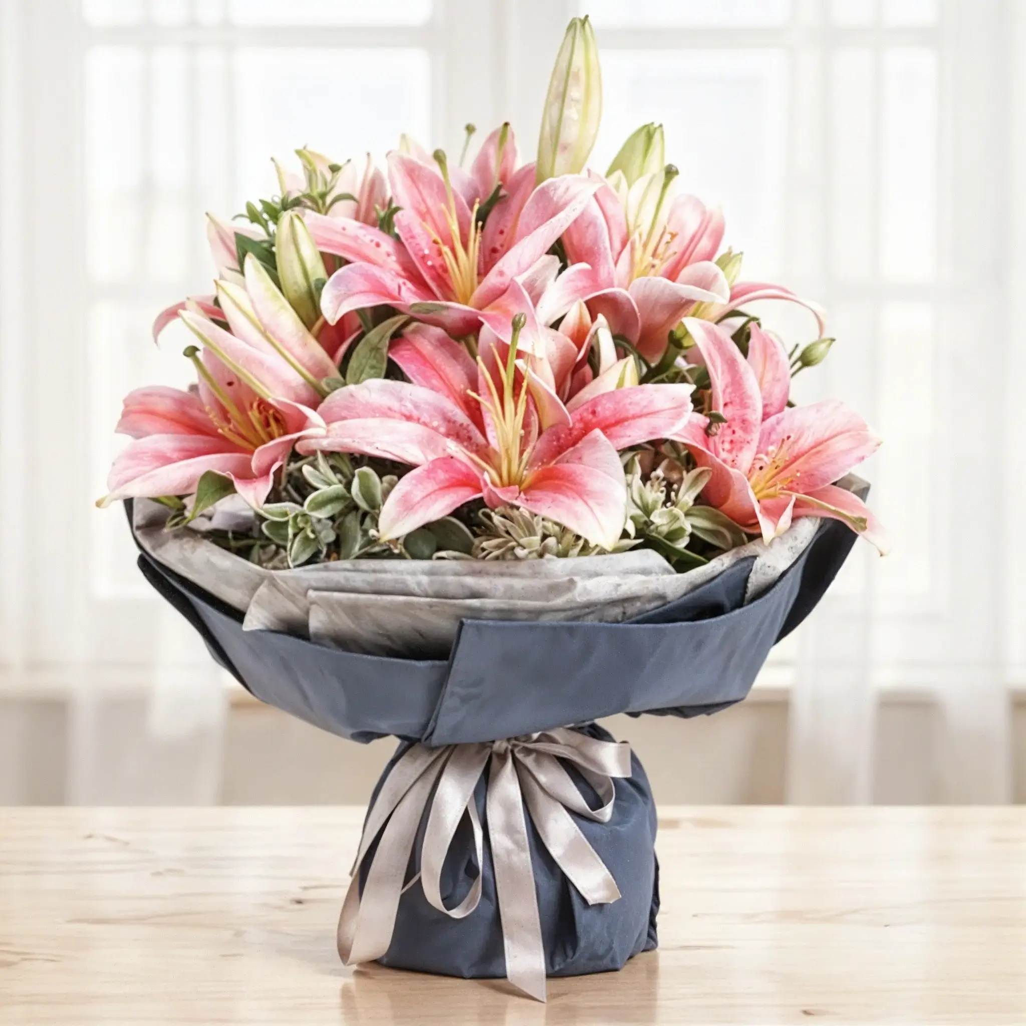 Bouquet of Pink Liliess