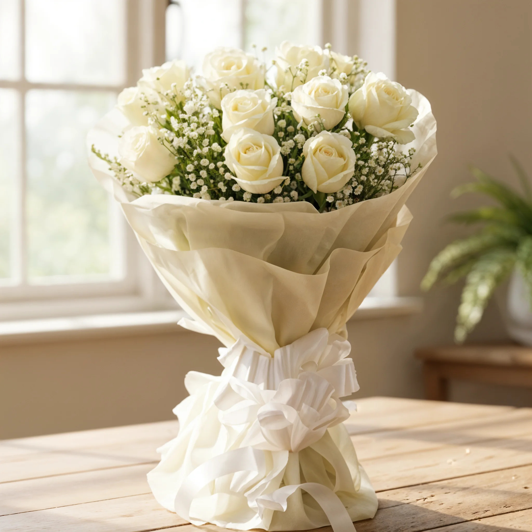 Bouquet of White Roses